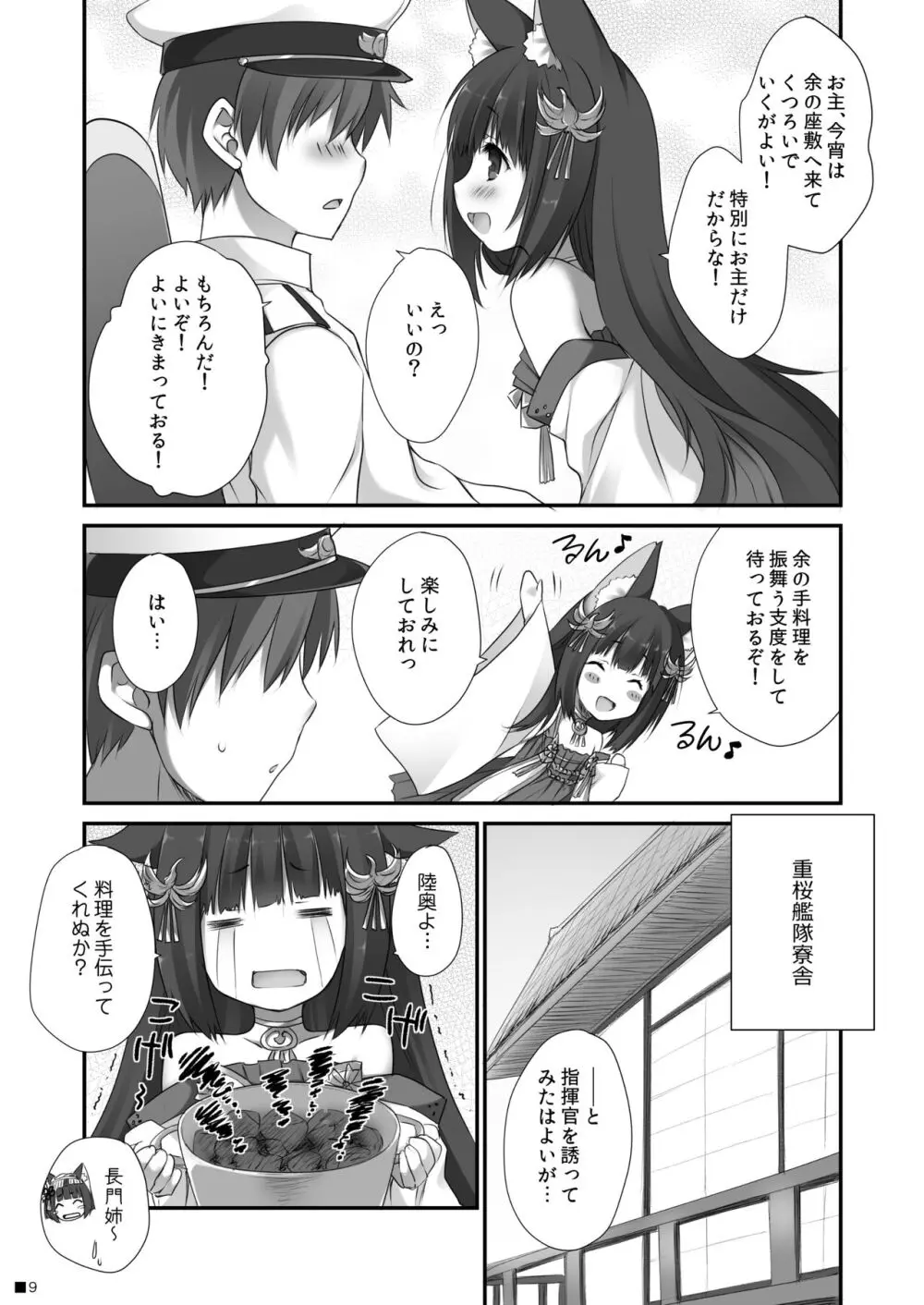 長門のお・も・て・な・し Page.8