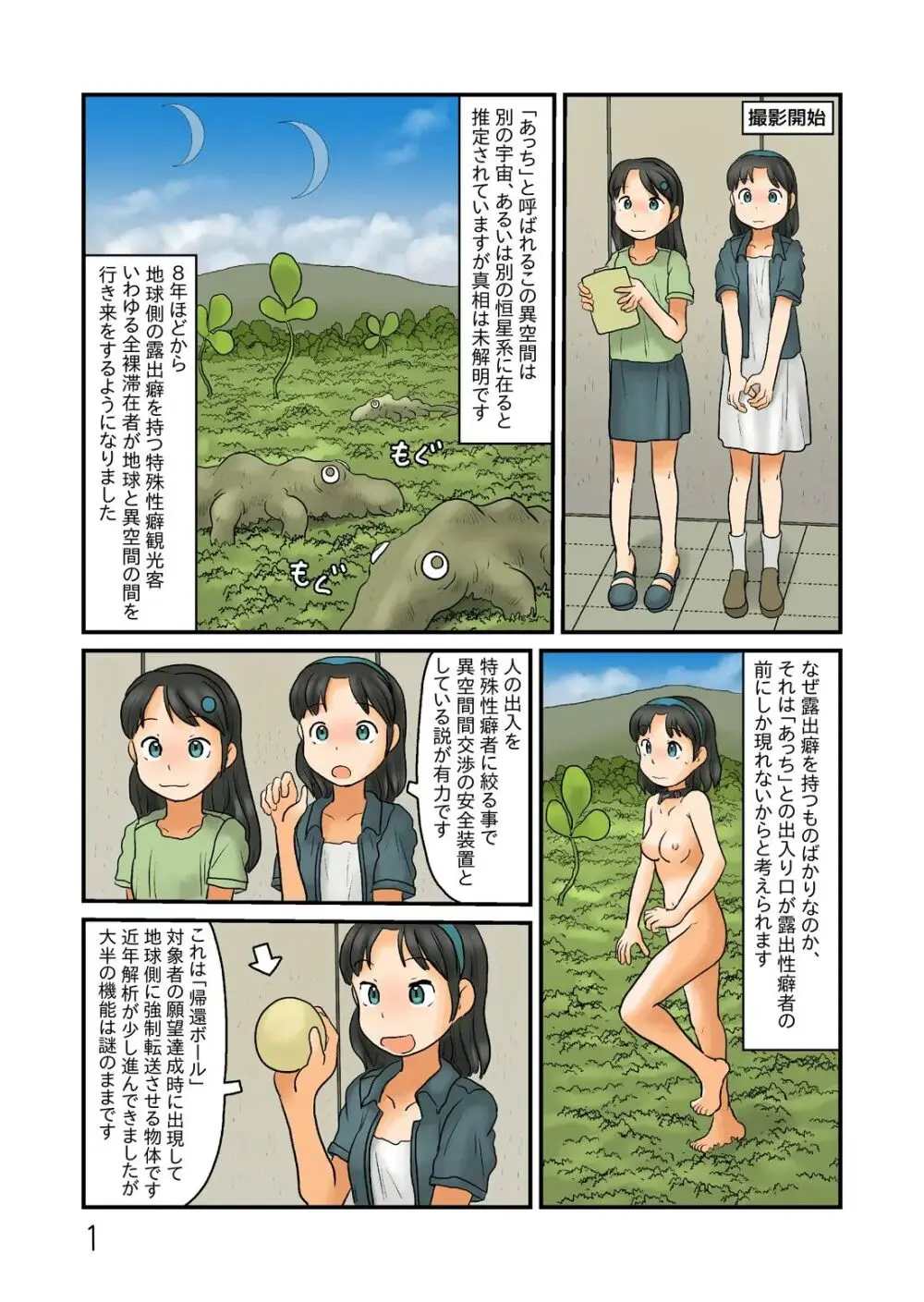 押入れの奥に謎の露出空間が Page.137