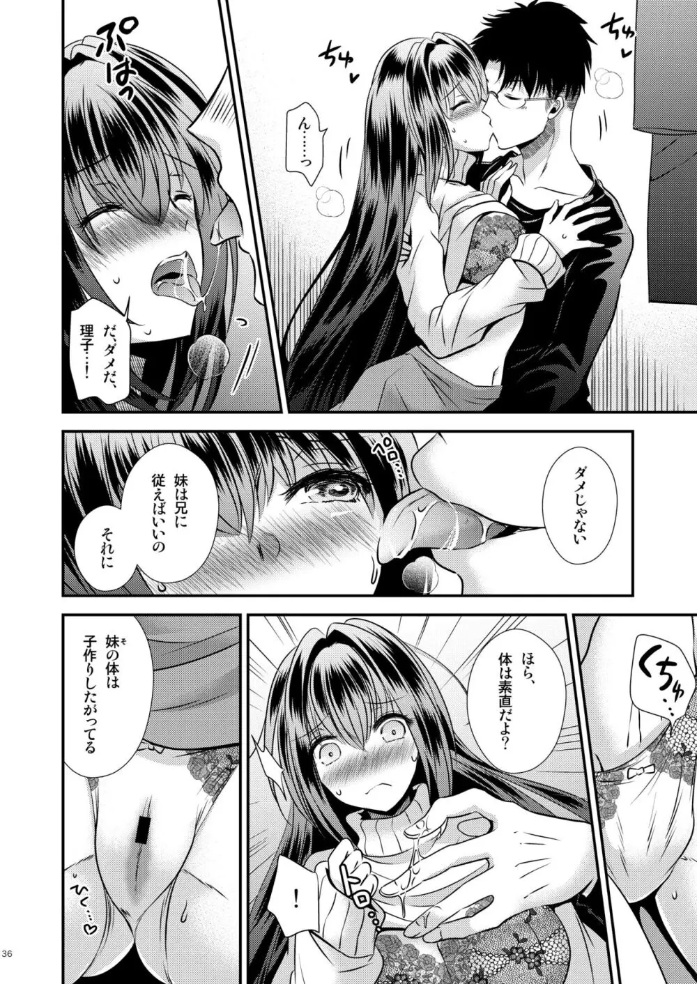 性欲処理に使っていた妹と入れ替わった兄 Page.36