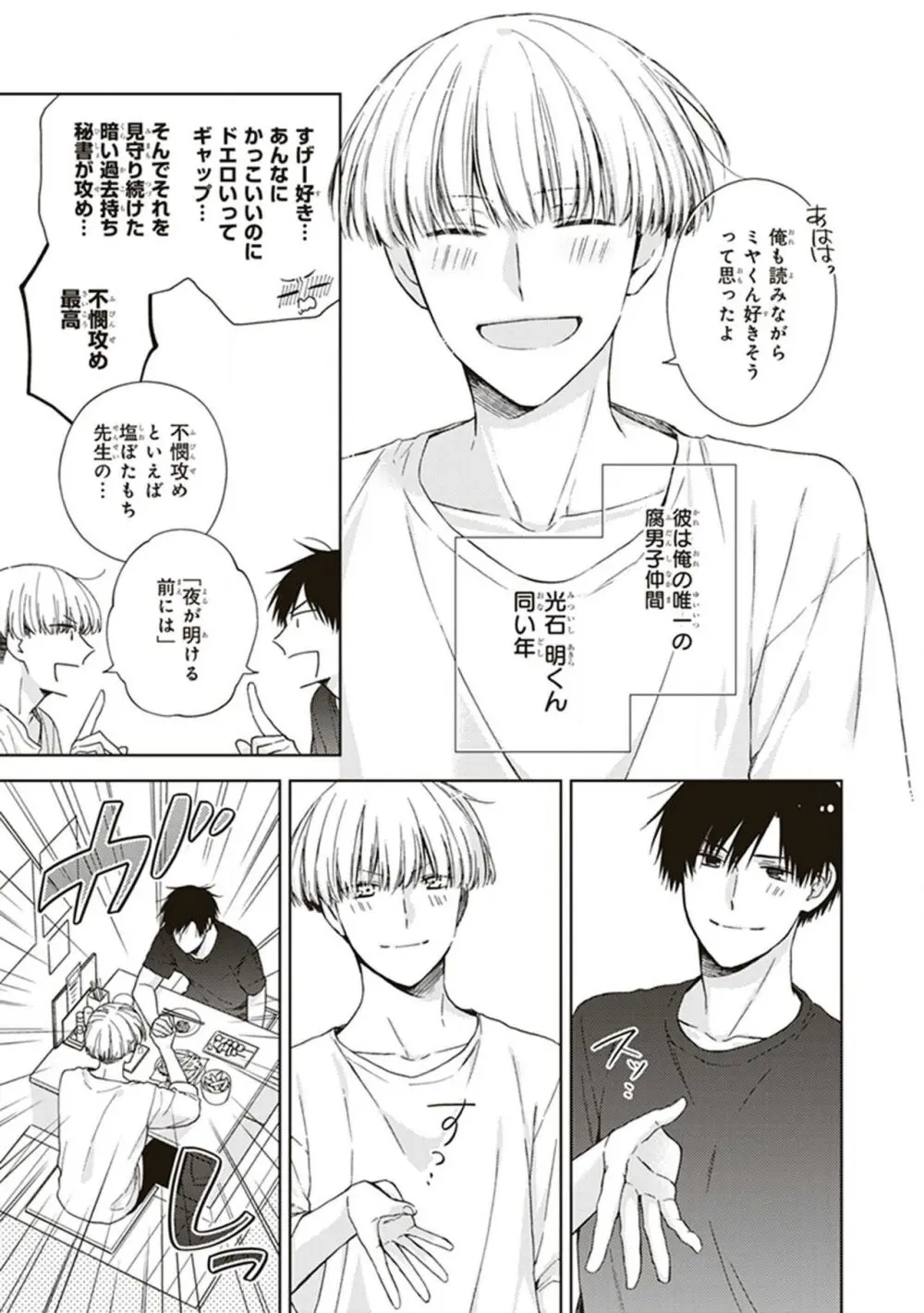 BLマンガ家くん、エッチな××をする Page.7