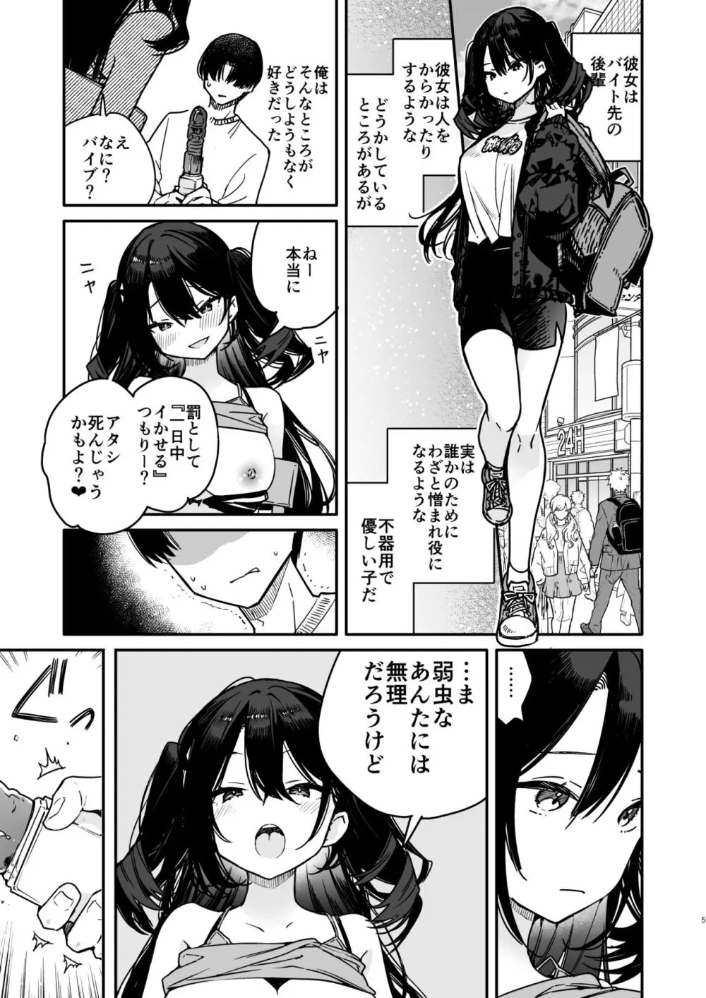 生意気系彼女に煽られながら一日中強制快楽絶頂わからせえっち Page.5