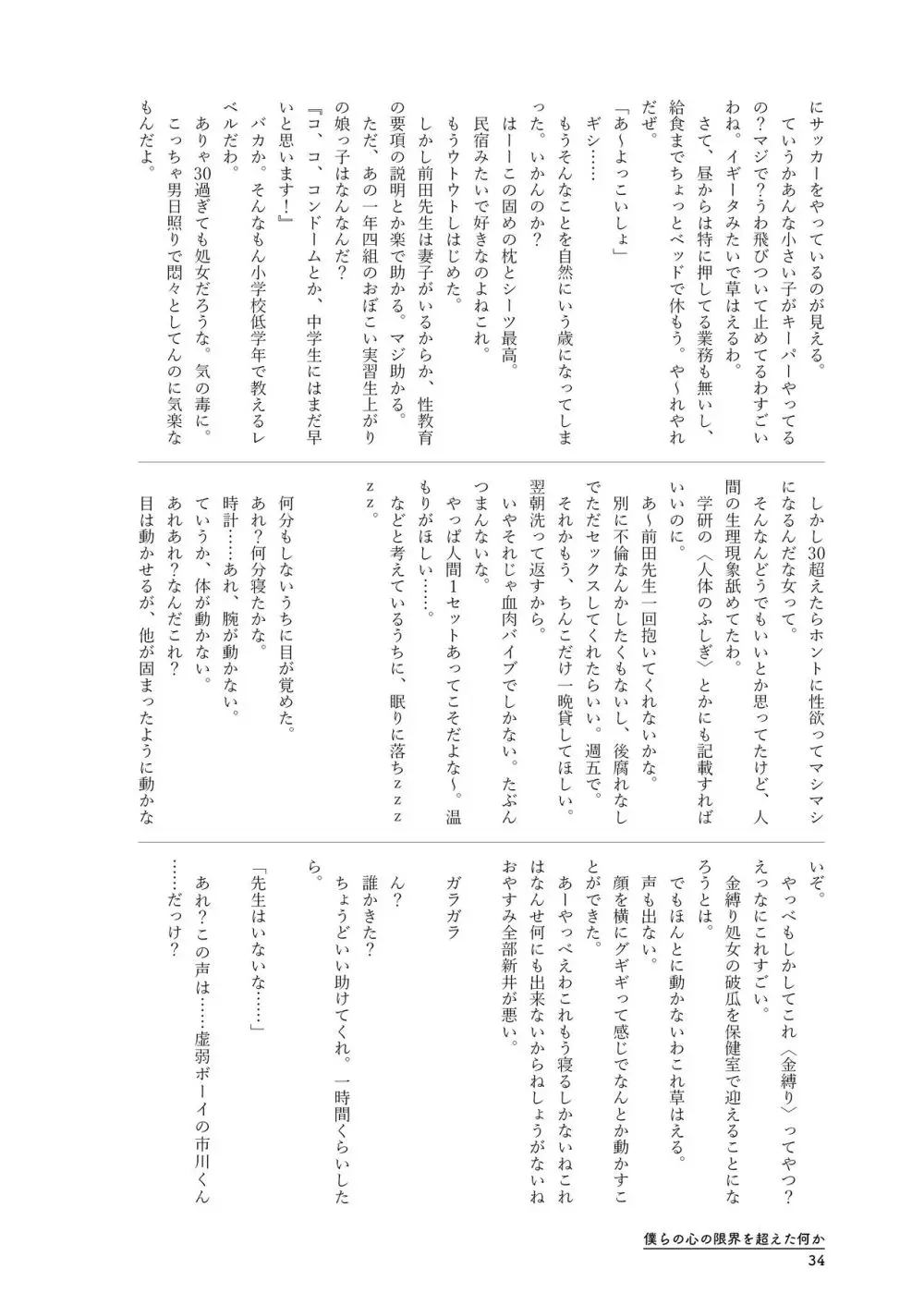 僕らの心の限界を超えた何か Page.34