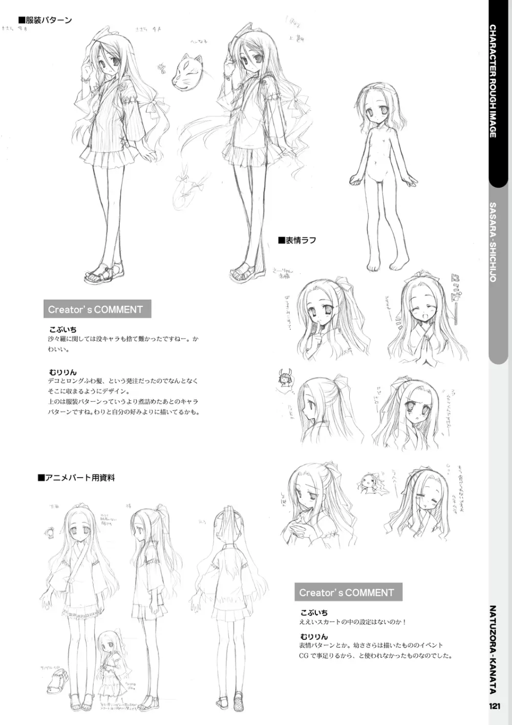 夏空カナタ オフィシャル・ビジュアルファンブック Page.123