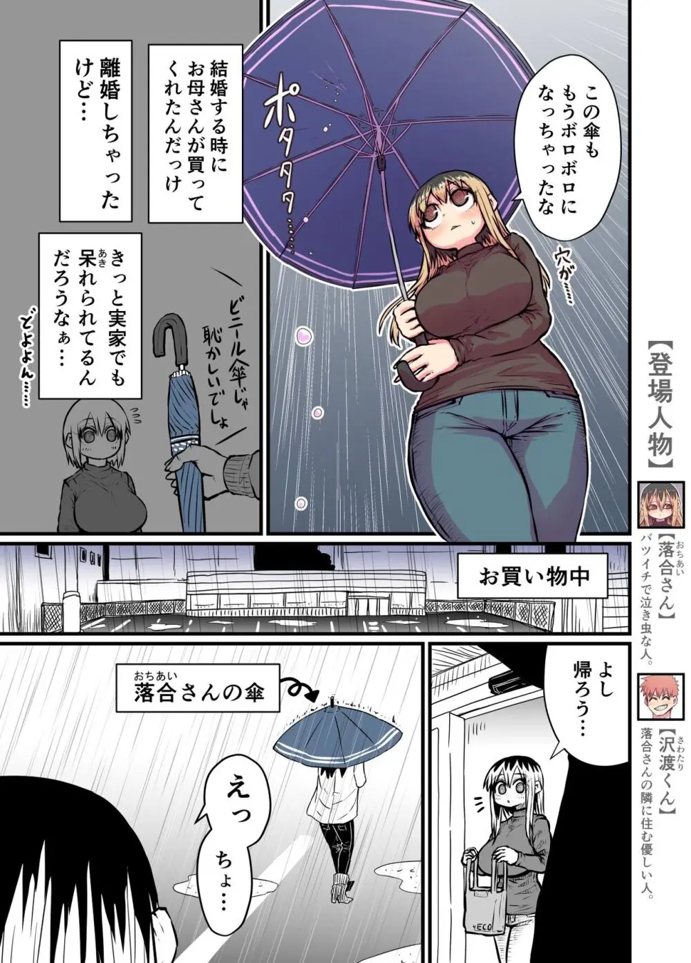 バツイチで泣き虫なおとなりさん Page.15