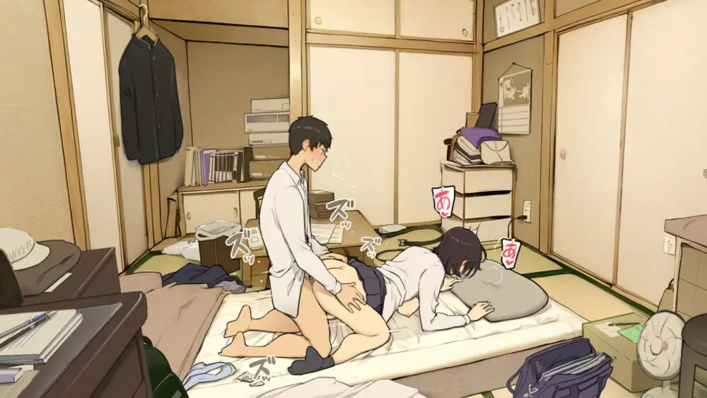 家族在宅中でも自分の部屋でなんとかセックスする学生時代 Page.13