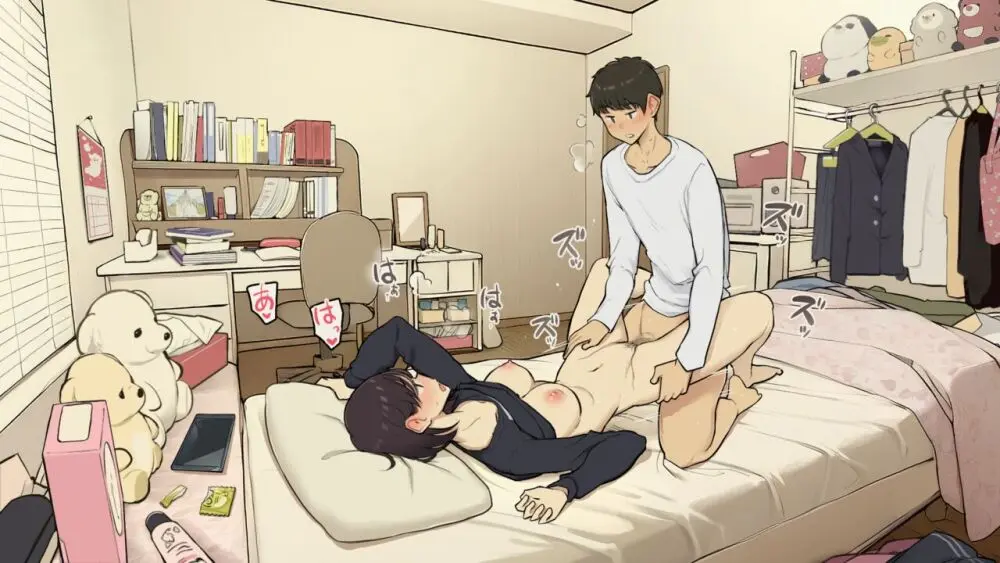 家族在宅中でも自分の部屋でなんとかセックスする学生時代 Page.38