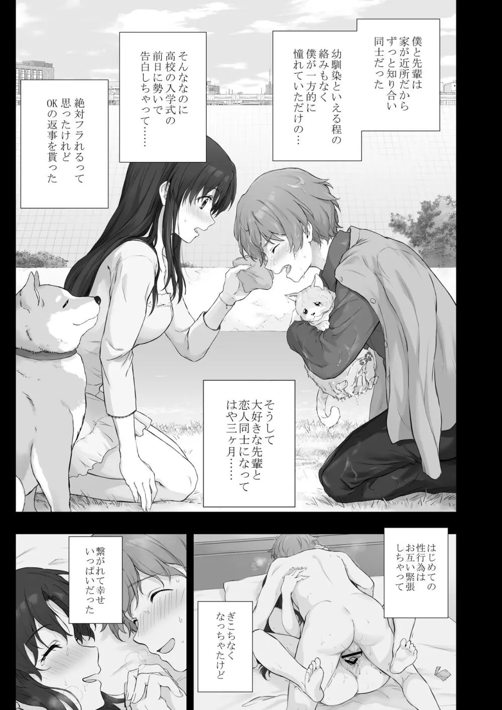 付き合い始めてからどんどんエッチになっていく先輩 Page.7