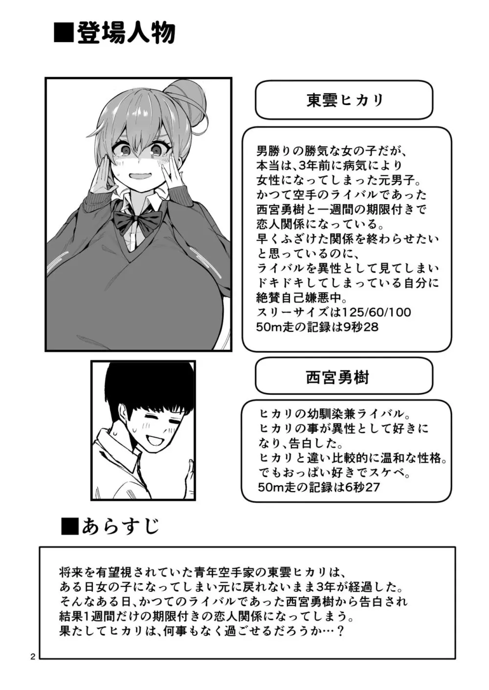 TS娘ヒカリちゃんはライバルなんかに負けない! 2 Page.3