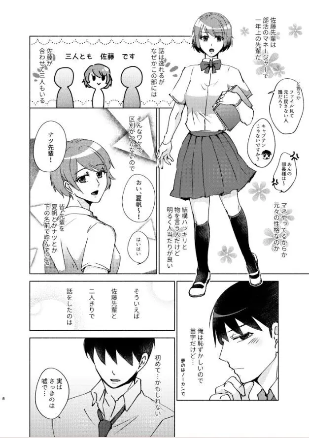 夏帆先輩と内緒の時間 Page.8