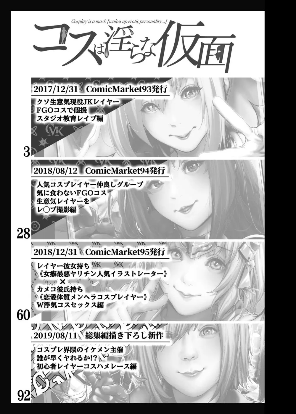 コスは淫らな仮面 総集編&誰が早くヤれるか!?初心者レイヤーコスハメレース編 Page.2
