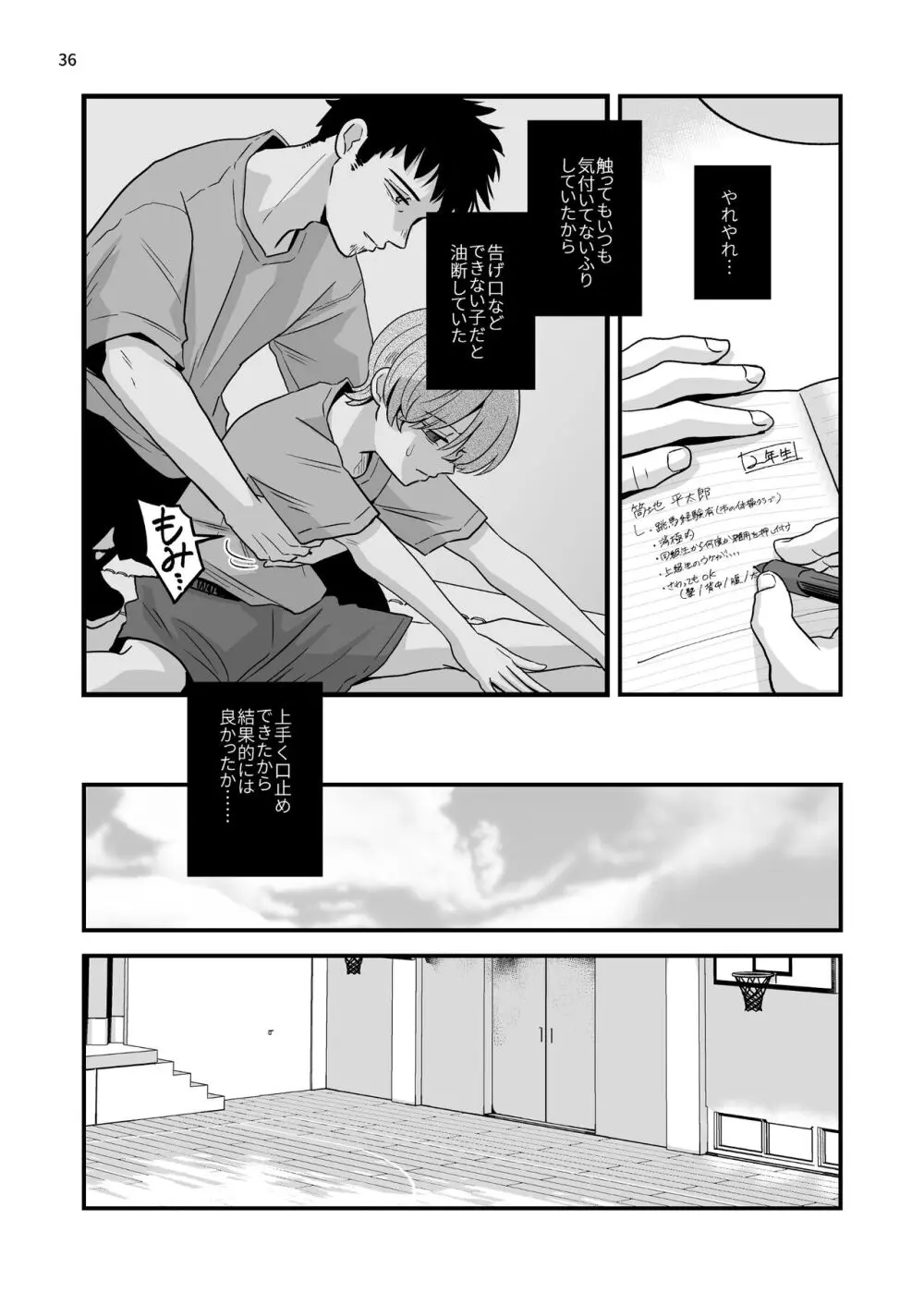 外部コーチの特別マッサージ Page.36