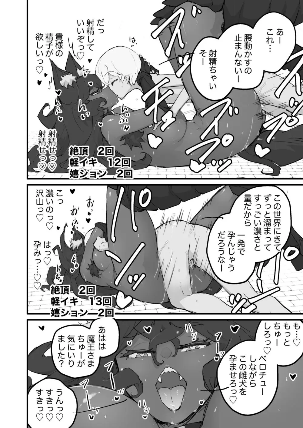 女魔王、転生勇者くんの犬になる Page.13