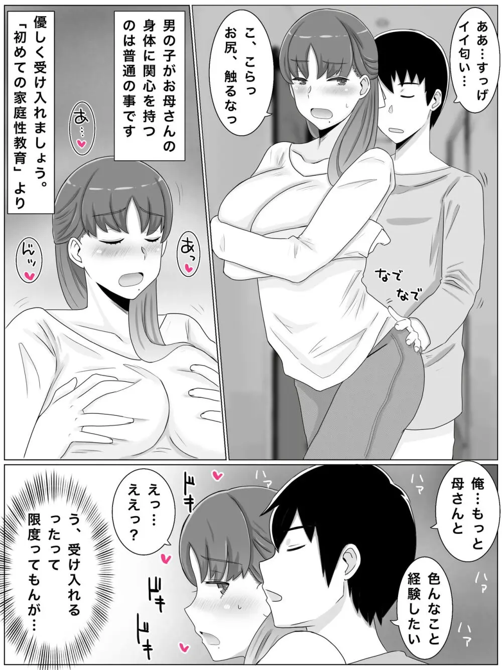 母さんとしたいこと〜息子の子種で孕む巨乳母 Page.24