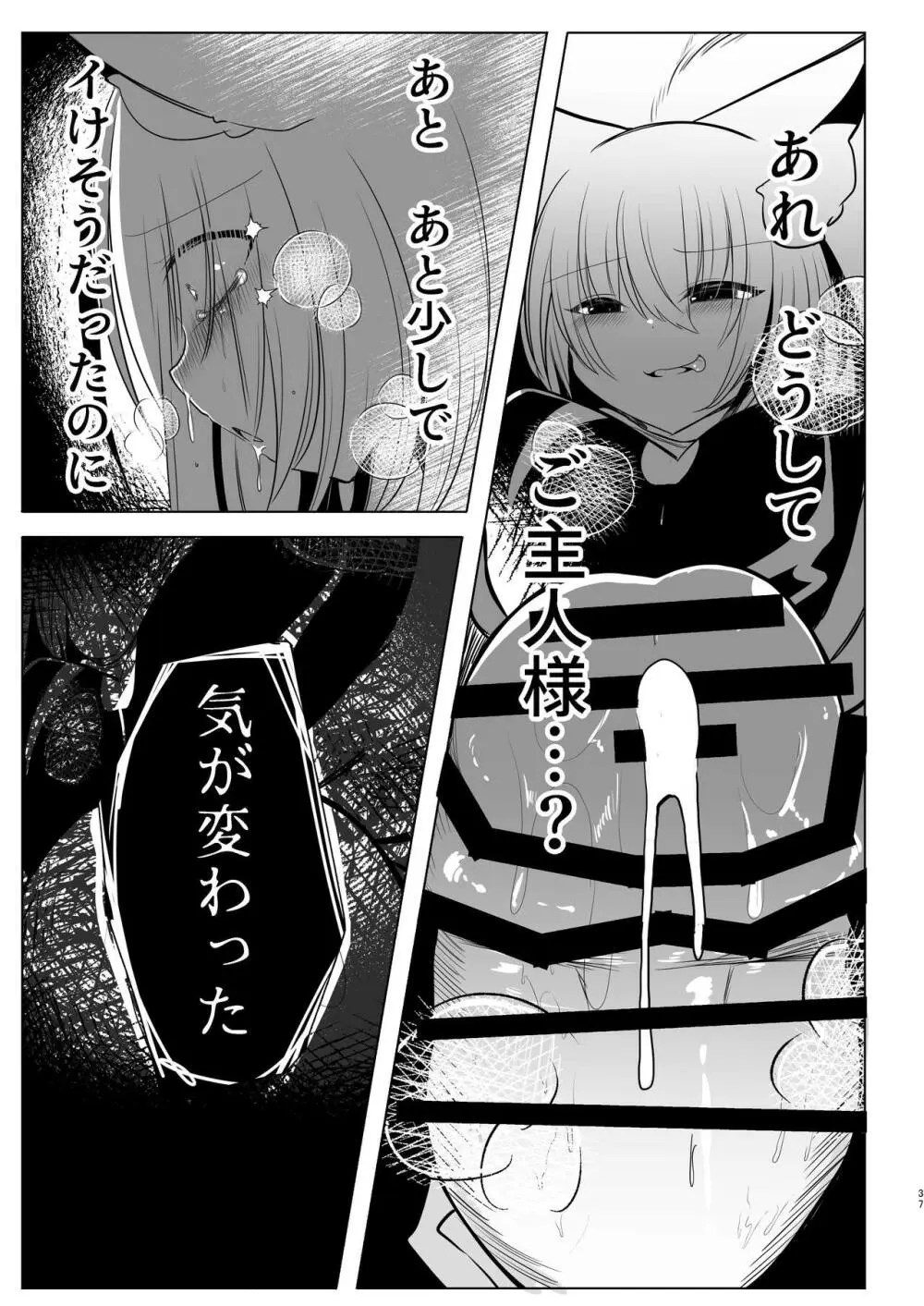 八雲藍による性奴○射精管理調教 子狐編 Page.36