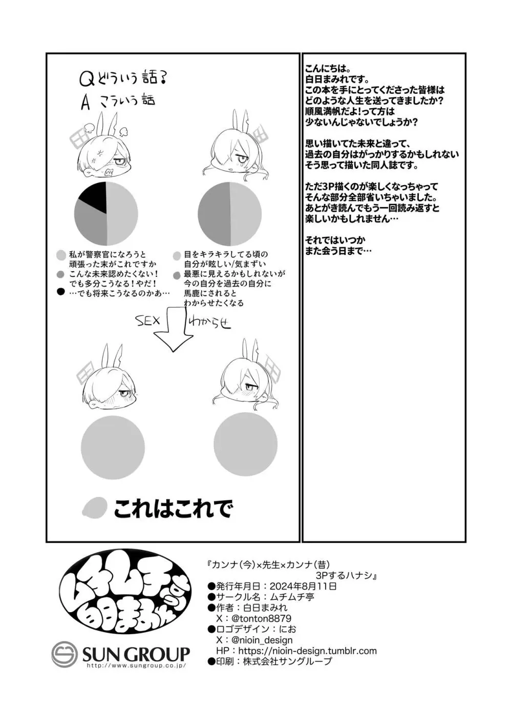 [ムチムチ亭 (白日まみれ)] カンナ(今)×先生×カンナ(昔)3Pするハナシ (ブルーアーカイブ) [DL版] Page.30