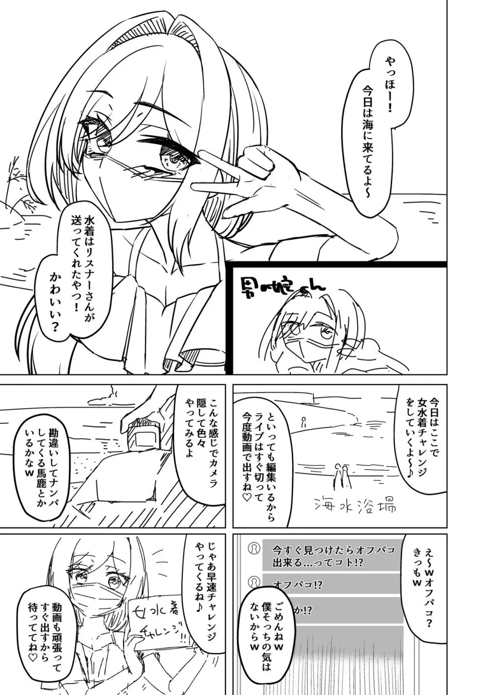 男の娘が水着チャレンジやってみた!? Page.2