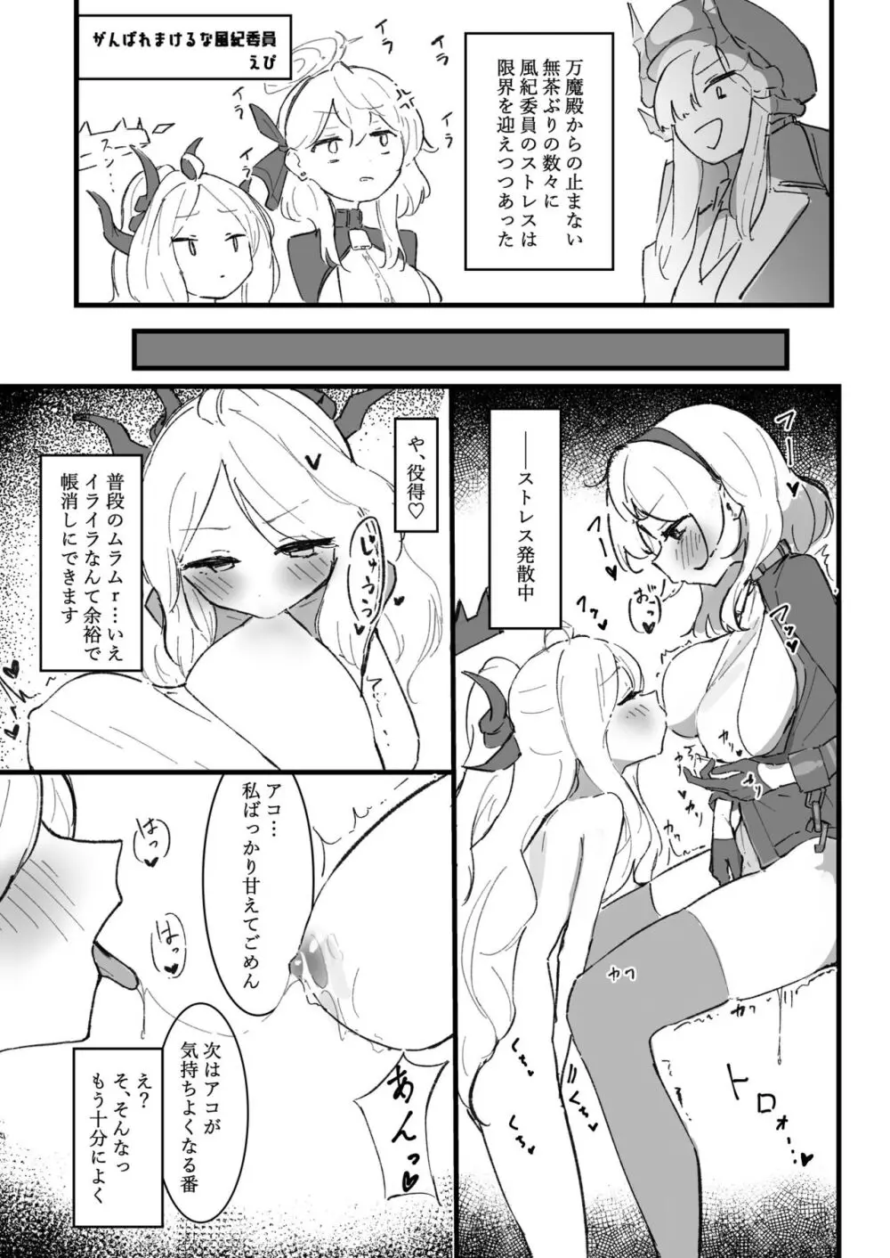 ブルアカ百合えっち合同 Page.119