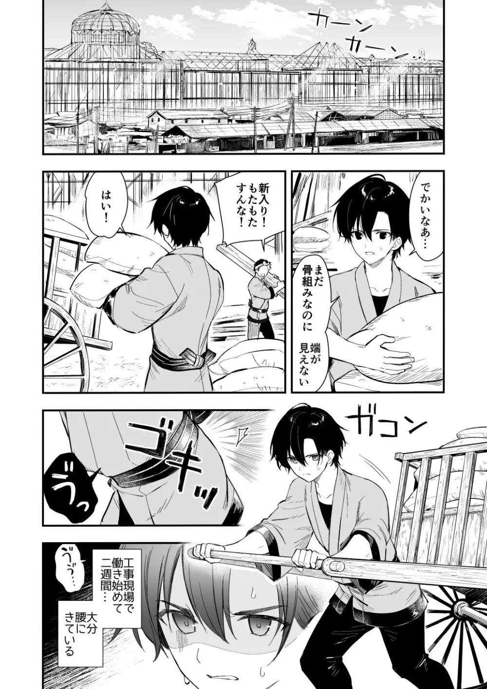 長屋暮らし、幼な妻 Page.3