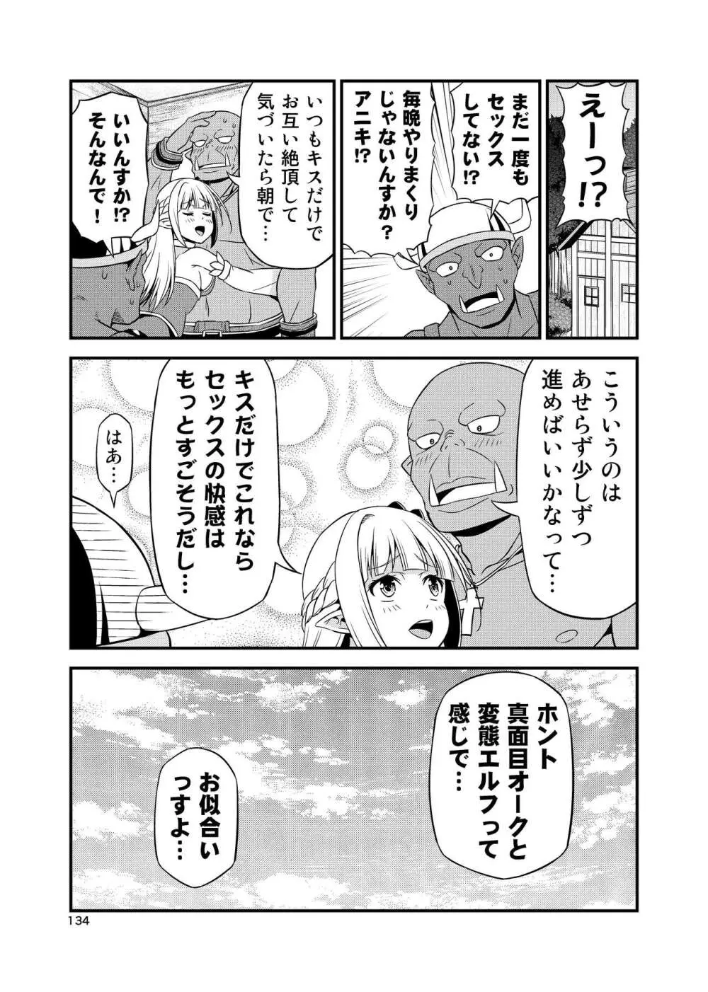 変態エルフと真面目オーク 同人版総集編 Page.133