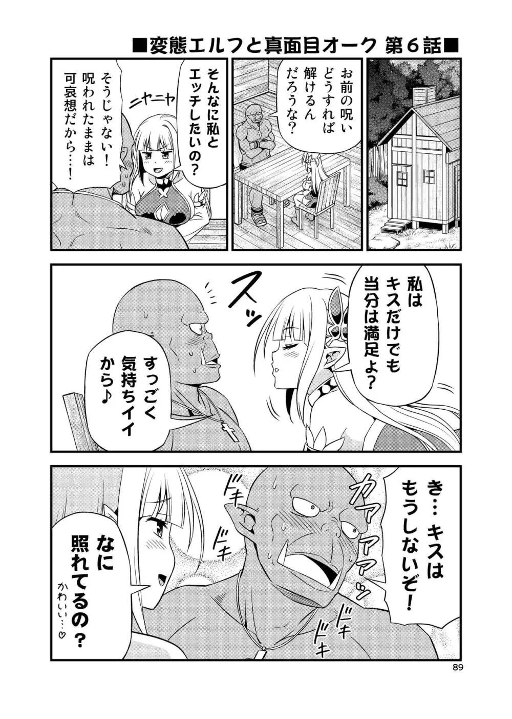 変態エルフと真面目オーク 同人版総集編 Page.88