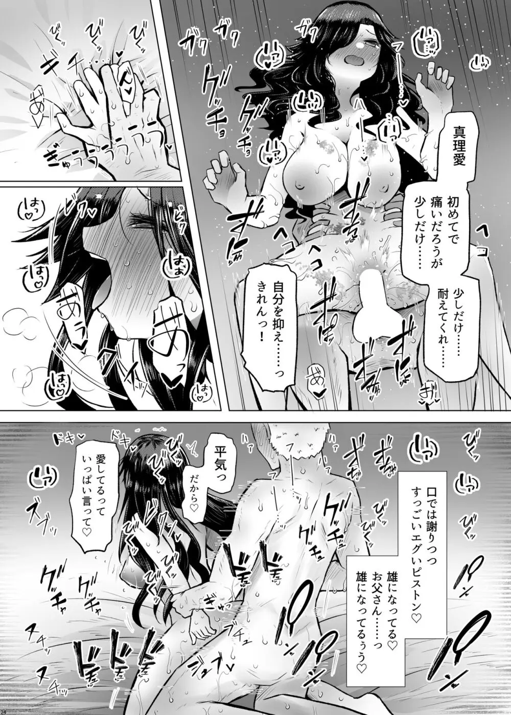 遺伝性疾患のリスクが無いなら実父と子作りしてもいいよね♥4 Page.24