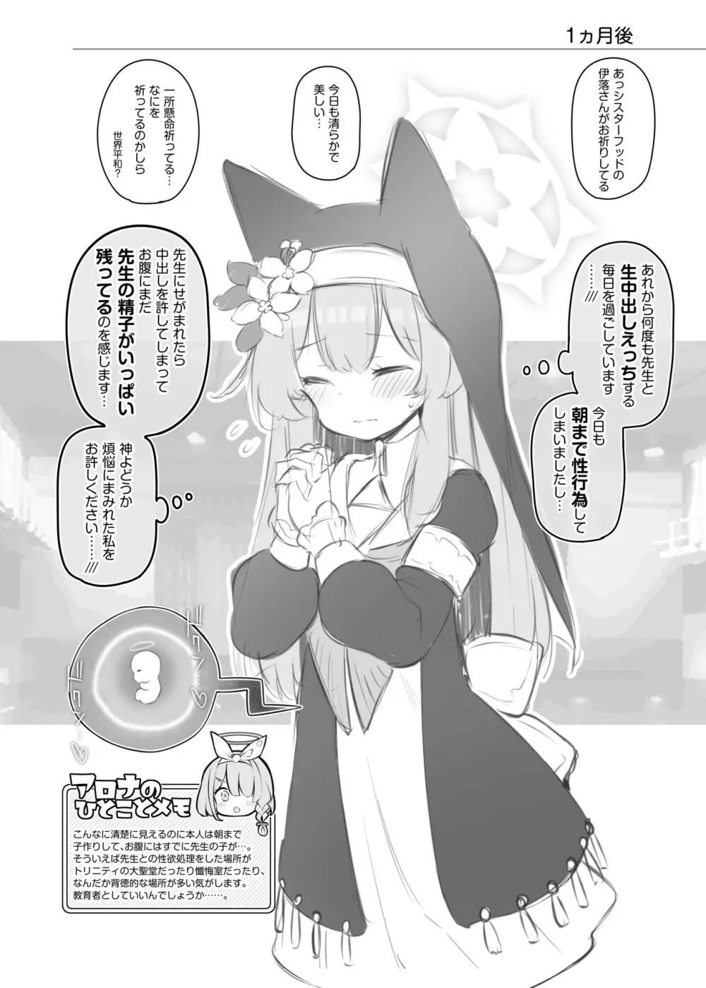 キヴォトス子作り活動報告書~伊落マリー~ Page.25