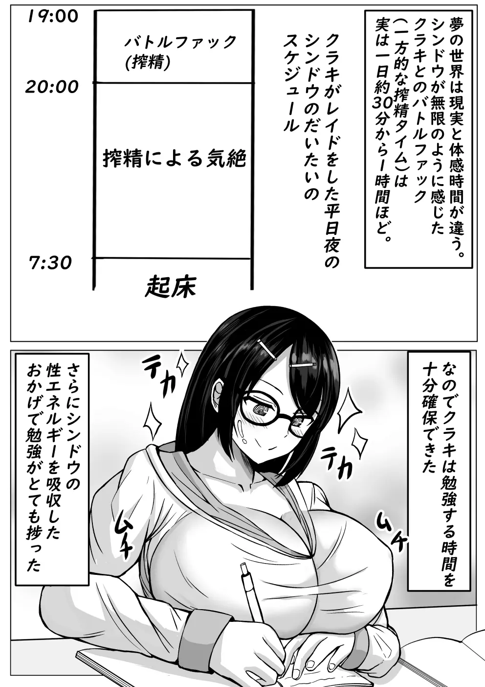 サキュバスにHな勝負で負けちゃう優等生君 Page.46