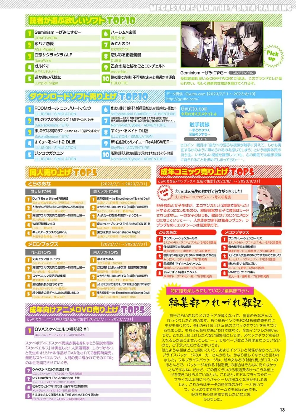 月刊メガストア2023年10月号 Page.8