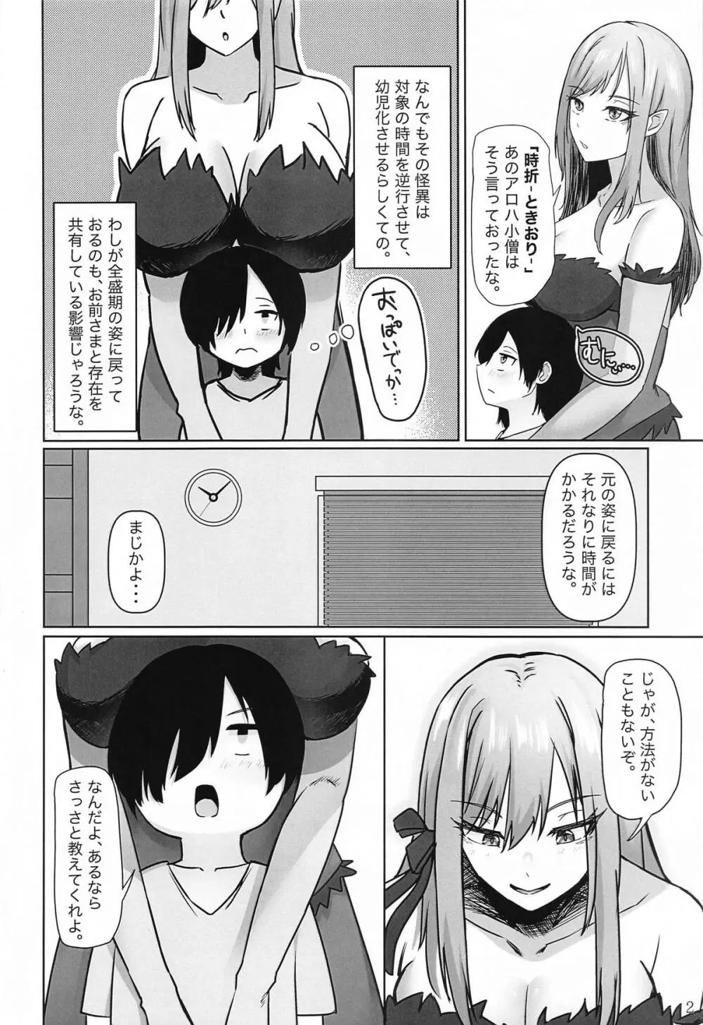 癒物語～金髪グラマーな吸血鬼とデカ乳クラス委員長によるセックス治療～ Page.3