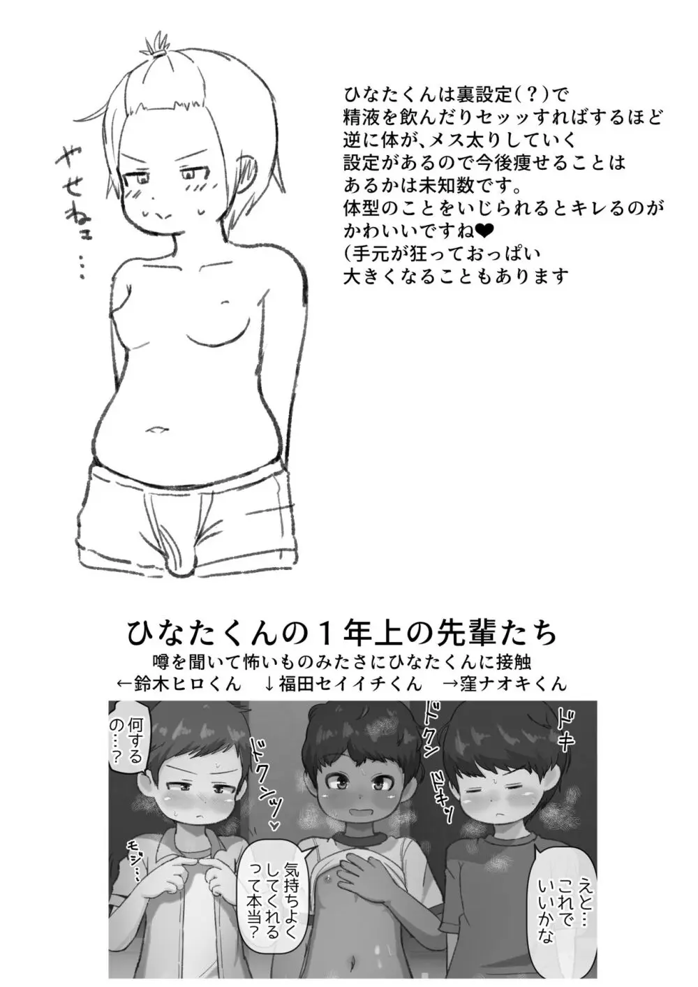 初射精ハンターひなたくん~友だちんぽ100本しゃぶれるかな?~ Page.32