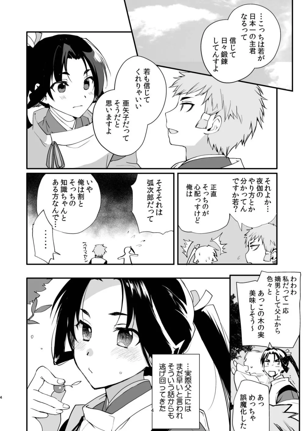 頼重殿と夜伽の鍛錬♥ Page.3