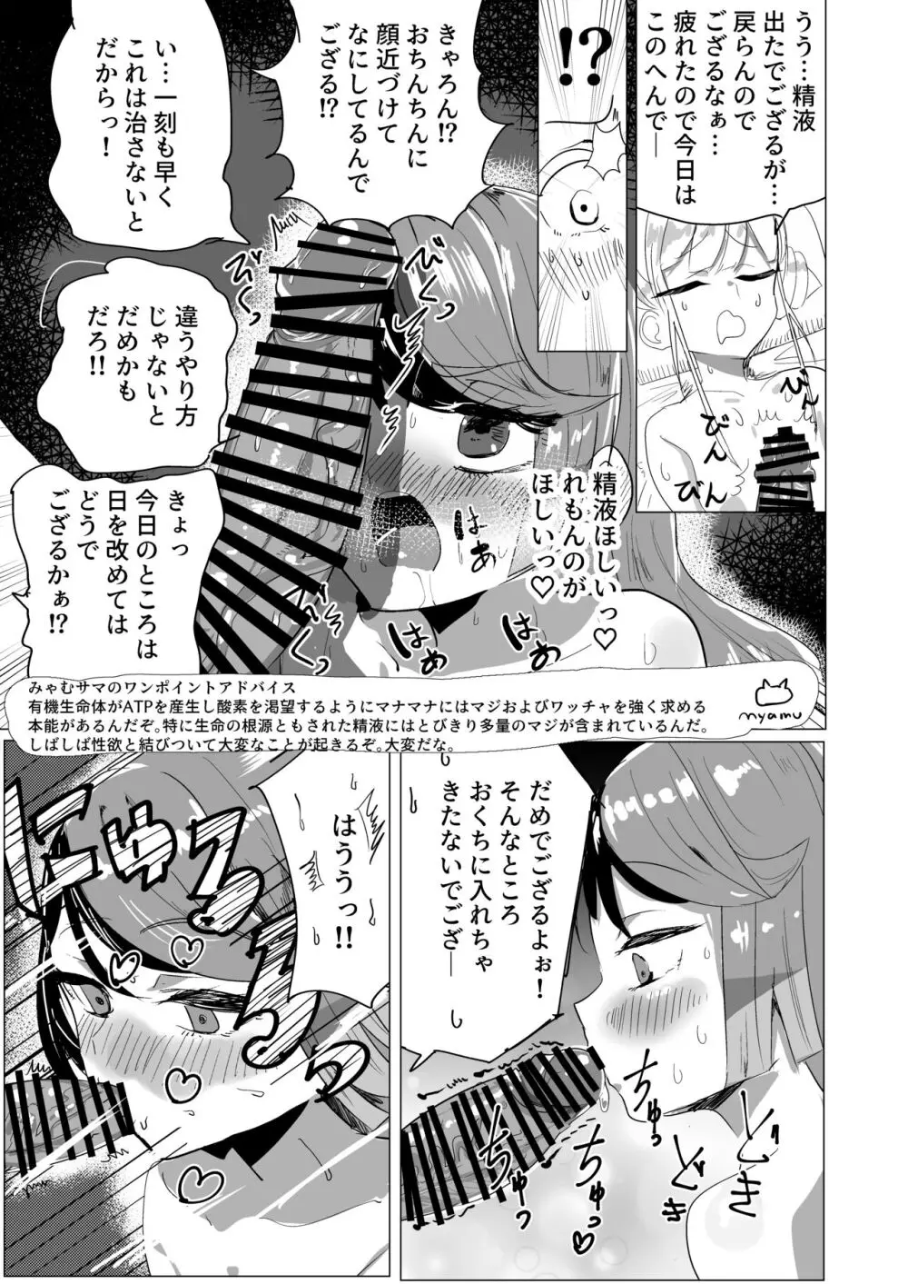 きゃろんとちんちん生えたれもんがえっちする本 Page.8