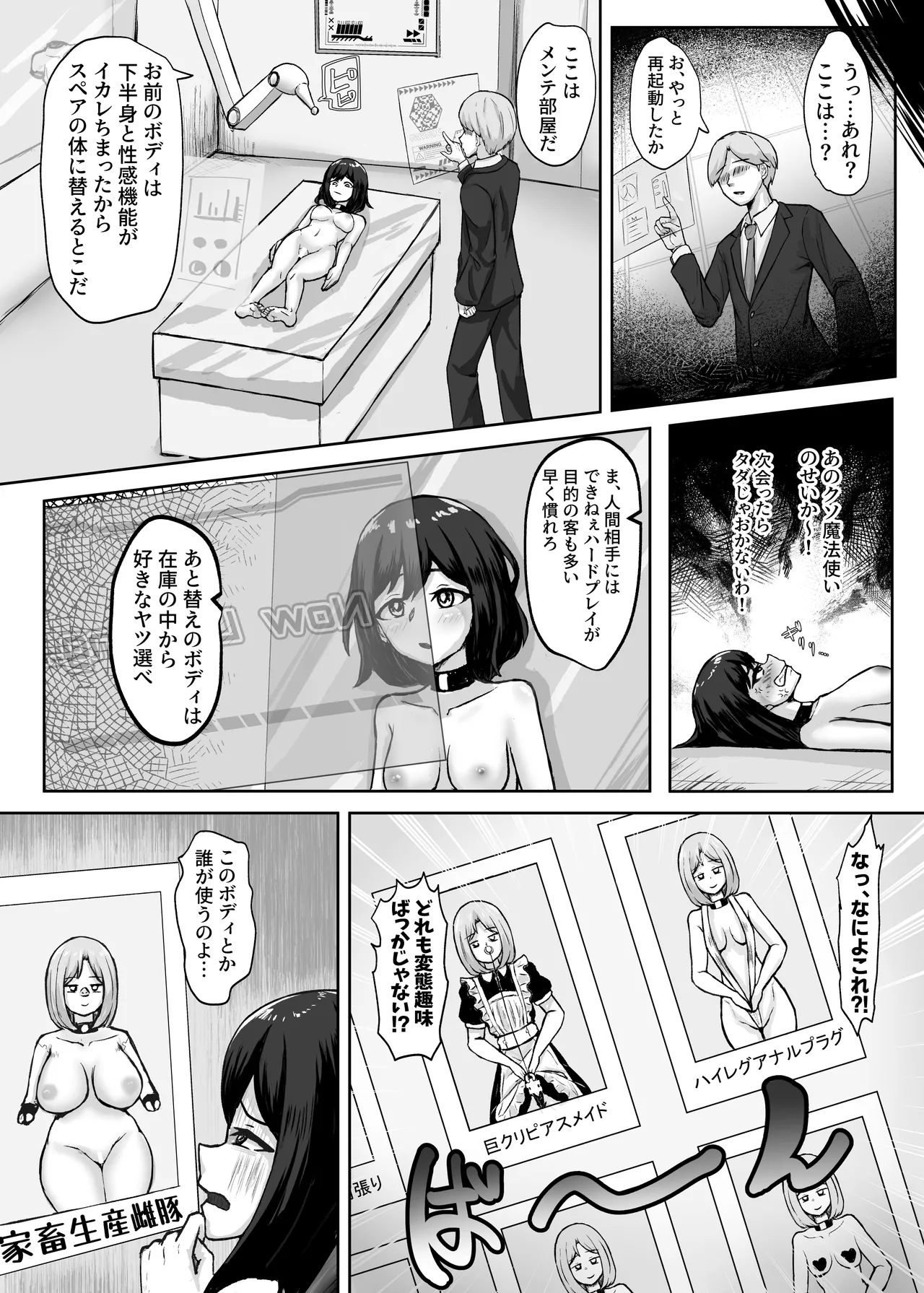 雌豚セクサロイド転生 ～変態ボディ交換で無様性癖ラーニング～ Page.14