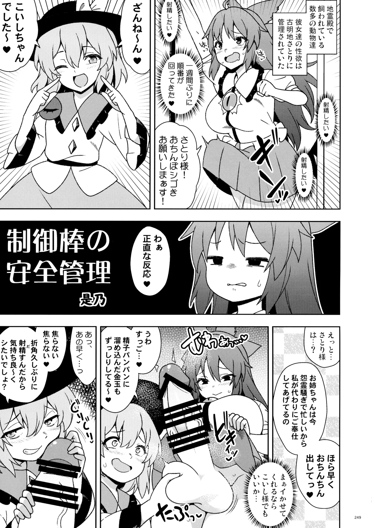 東方ふたなり射精管理合同誌 Page.248