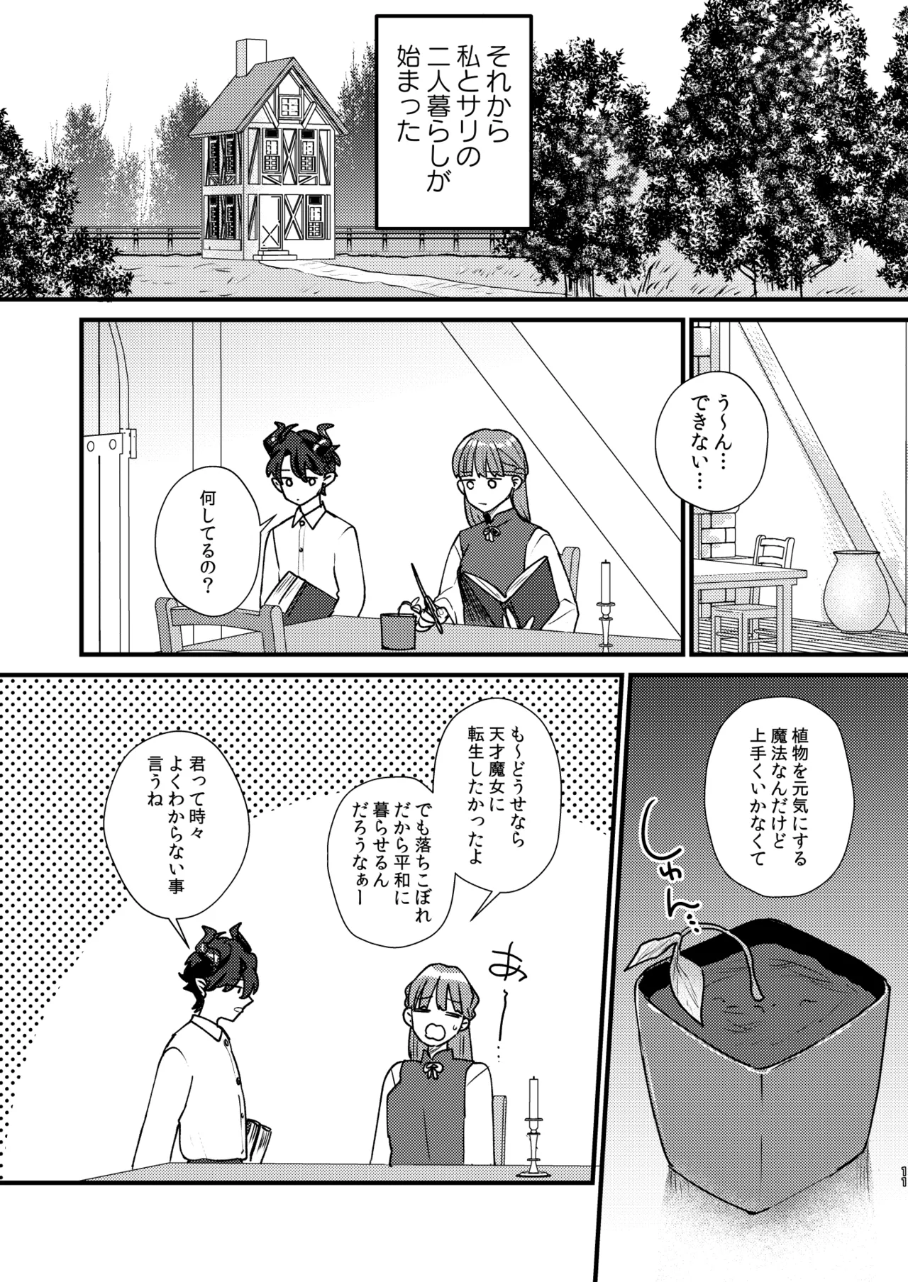 魔女に転生したら淫魔に愛されました。 Page.12