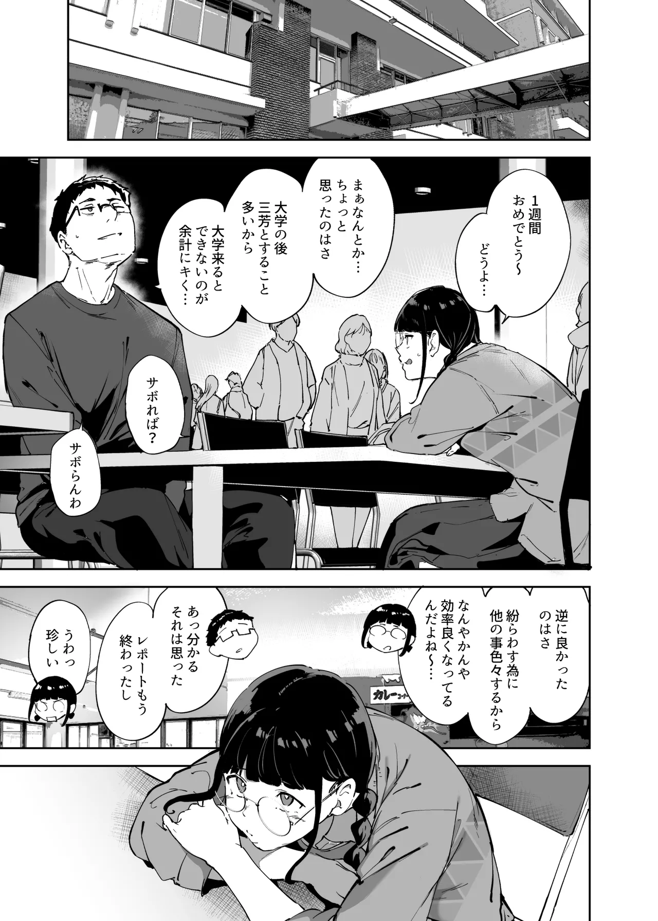 オタク友達とのセックスは最高に気持ちいい3 Page.8