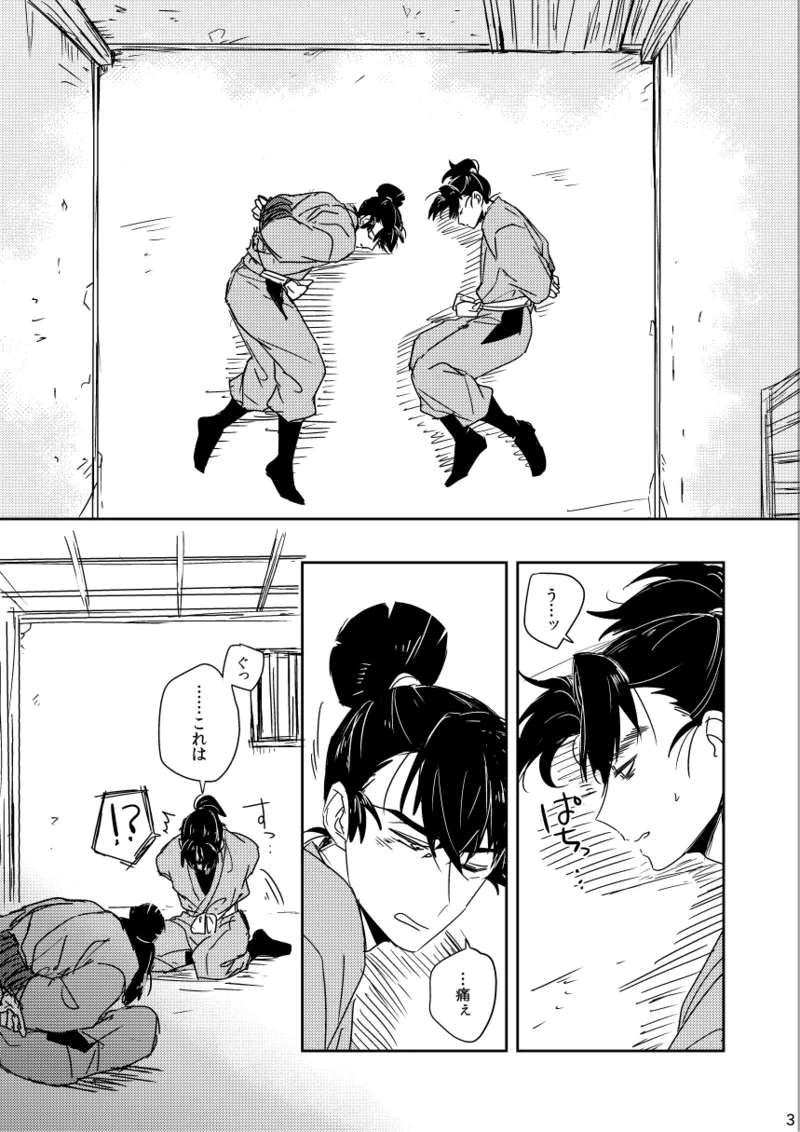 【web再録/留文】籠絡の刹那 Page.3