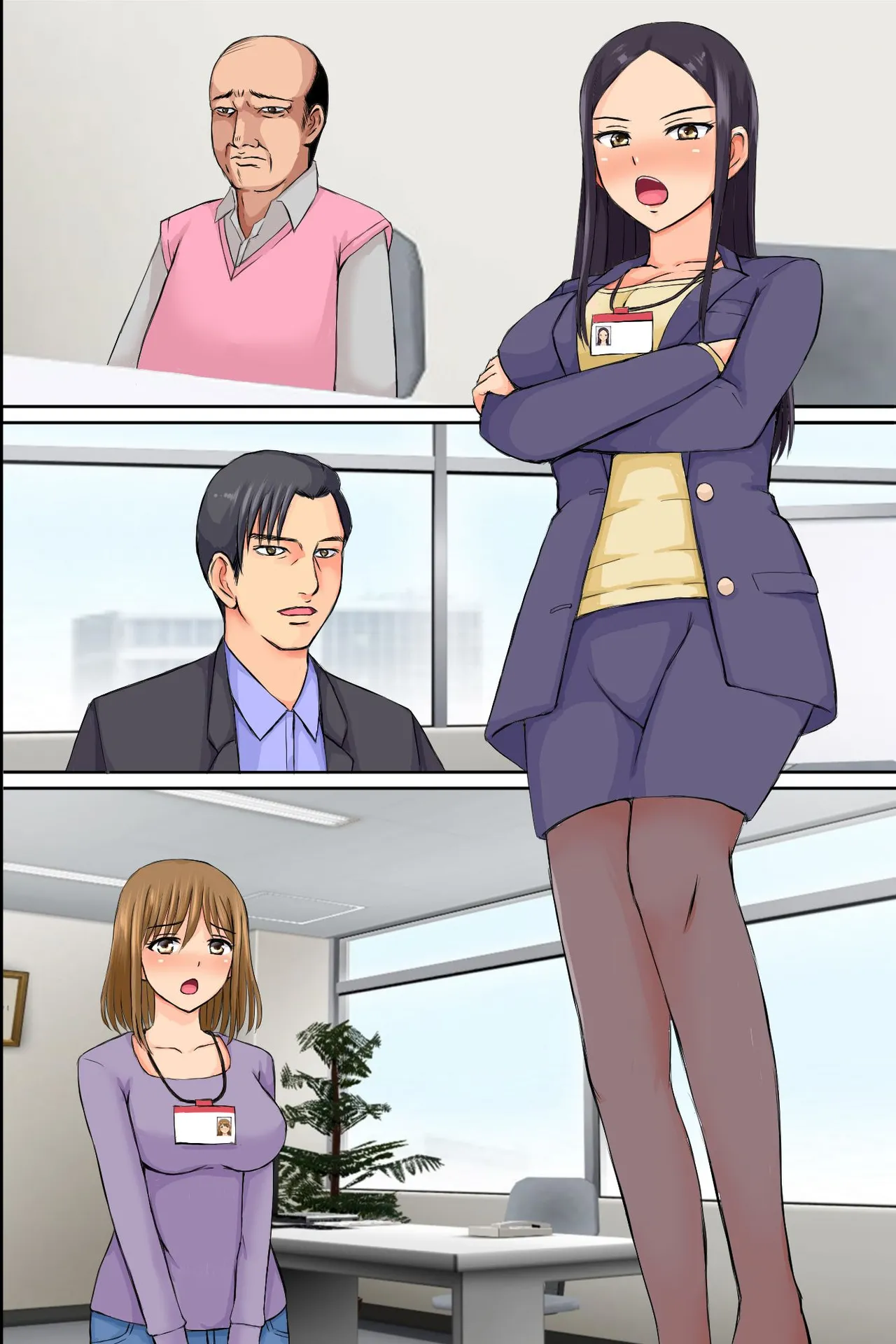 洗脳されたオフィス女子たち~ 生イキOLにおしおきを!底辺社員が美女OLたちを発情させて性処理道具に変えたったw~ Page.46