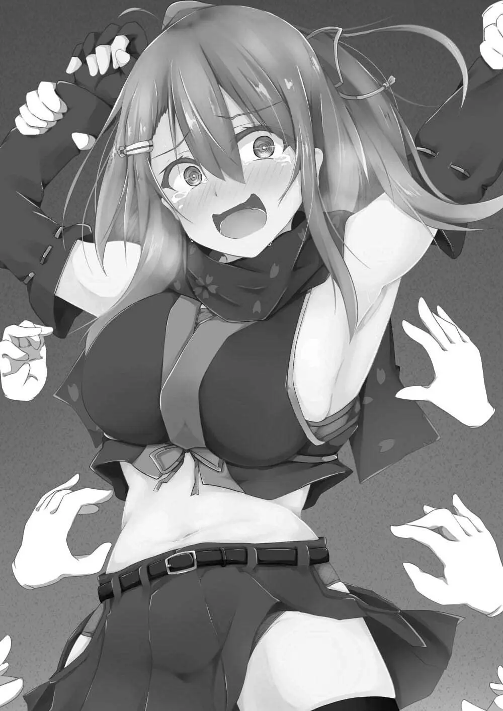 こちょこちょ地獄でくすぐり耐性0になる天才無敵のくノ一ちゃん Page.2