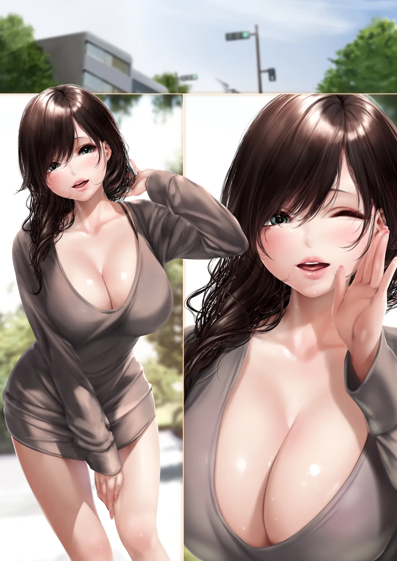 街で出会ったお姉さんは学生時代の先輩で Page.308