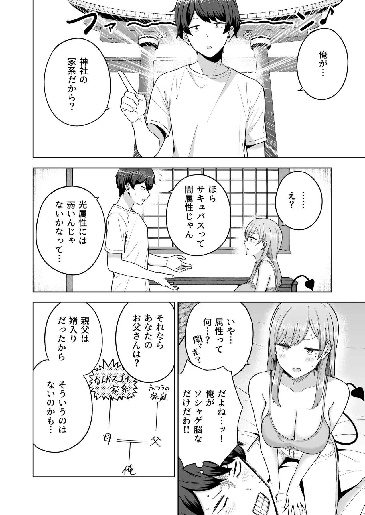 サキュバスさんちの家族関係 Page.15
