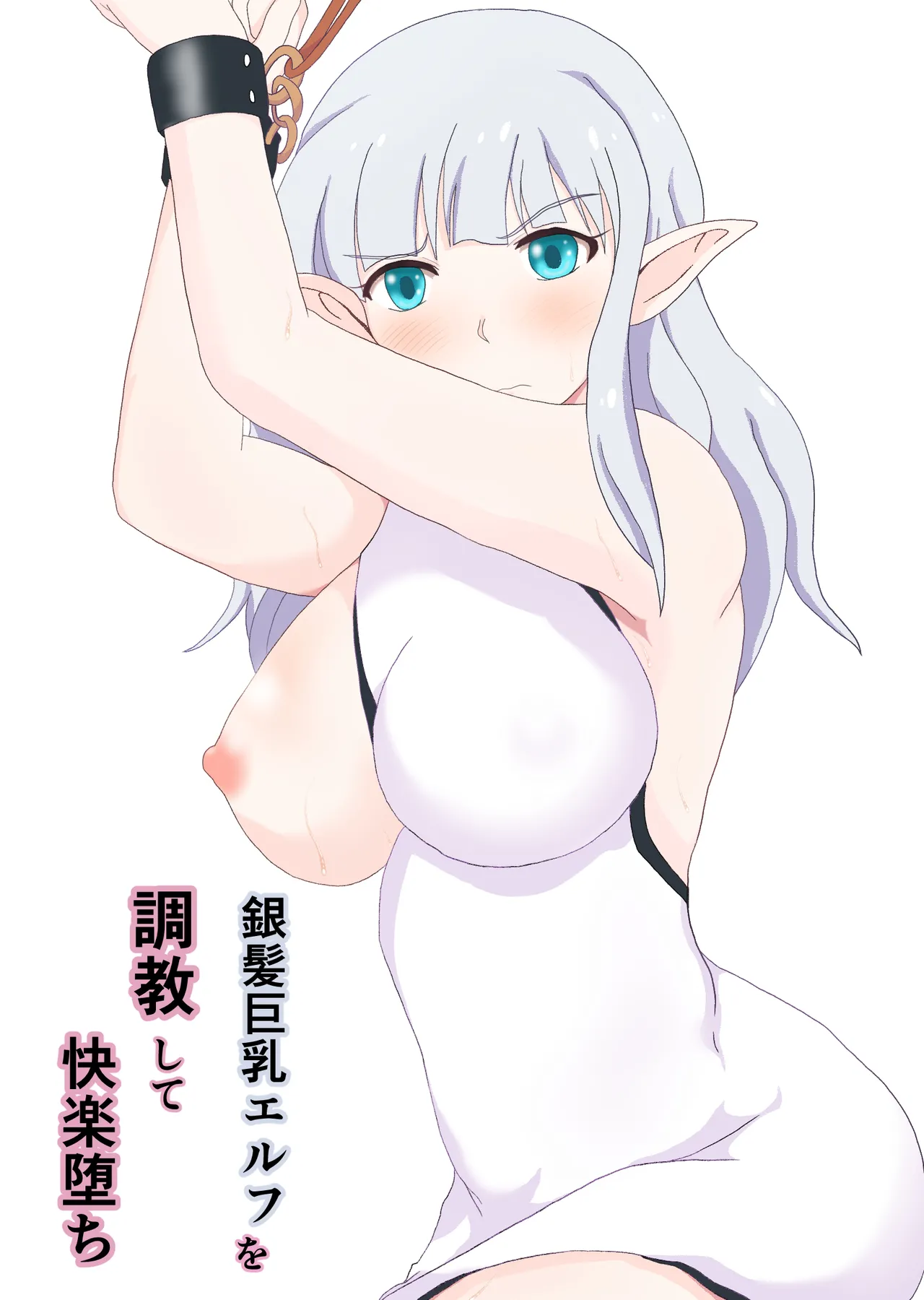 銀髪巨乳エルフを調教して快楽堕ち Page.1