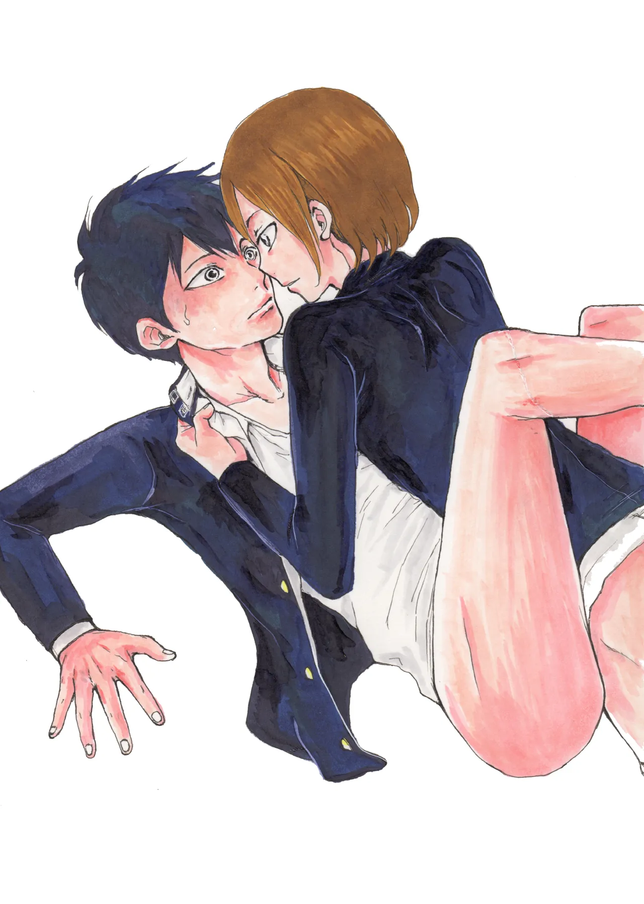 いきがって男友達にちんこしゃぶらせたら 無理矢理尻穴レイプされてギャン泣きした俺 Page.27