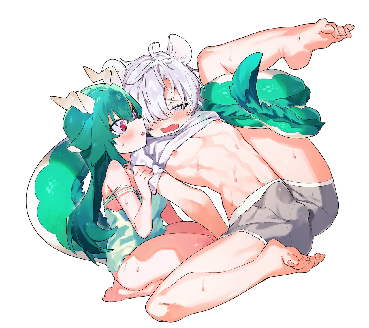 ♂が受け。緑龍ちゃん×ネズミくん Page.90