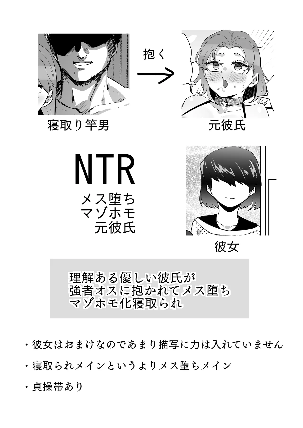 NTRメス堕ちマゾホモ元彼氏 Page.3