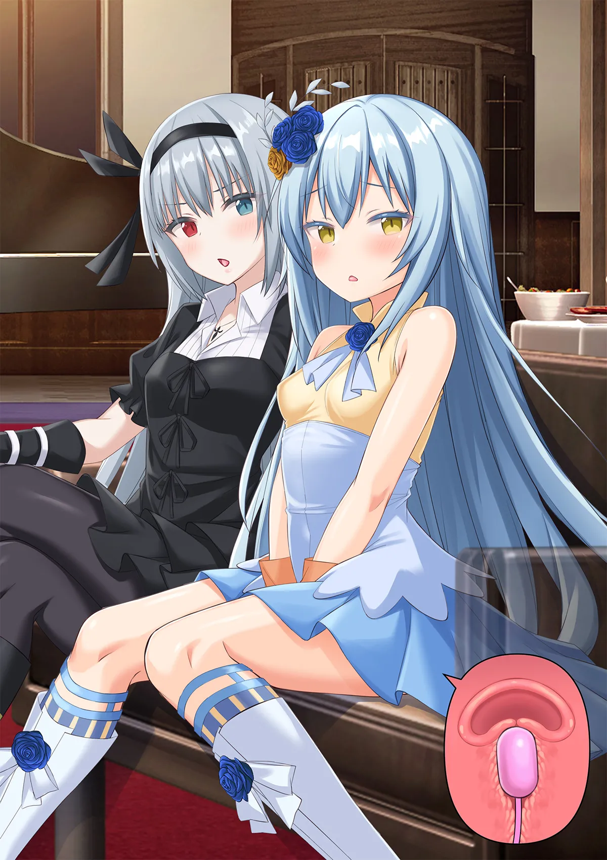 美少女ボディでゴスロリ魔王にレズ調教されメス堕ちした件 Page.129