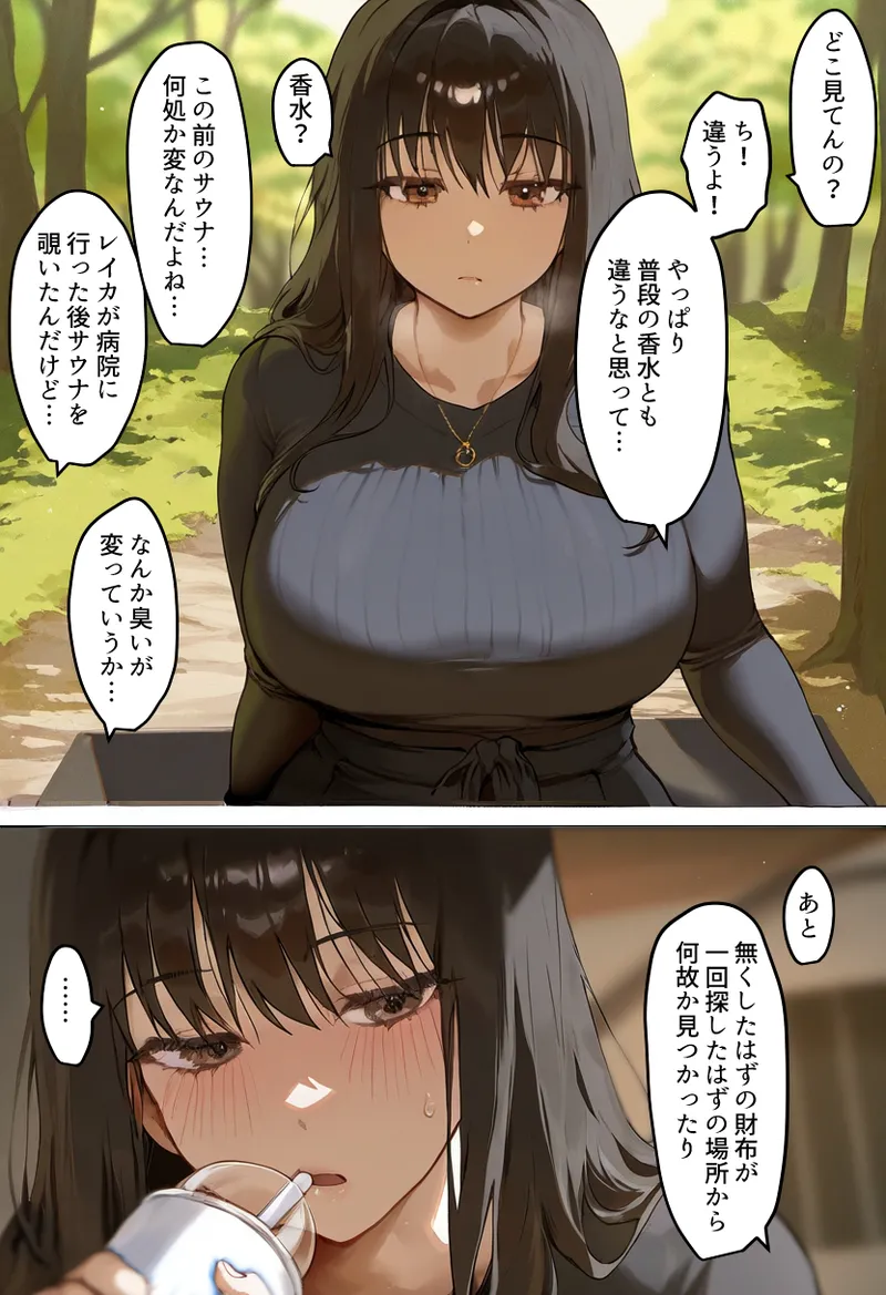 僕の爆乳学級委員長とお母さん(37)が友達の種付親父に寝取られ孕まされる話【寝取られ混浴サウナ】 Page.163