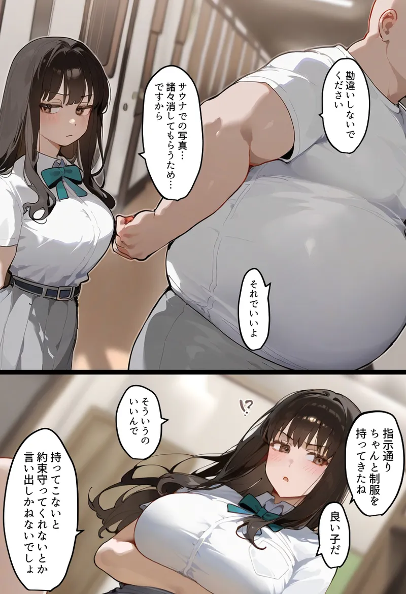 僕の爆乳学級委員長とお母さん(37)が友達の種付親父に寝取られ孕まされる話【寝取られ混浴サウナ】 Page.168