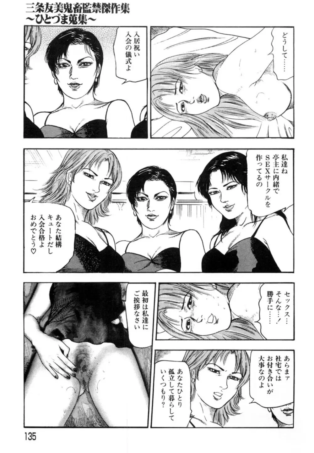 三条友美 鬼畜監禁傑作集 -ひとづま蒐集- Page.135