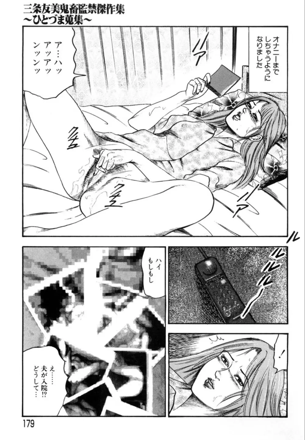 三条友美 鬼畜監禁傑作集 -ひとづま蒐集- Page.179